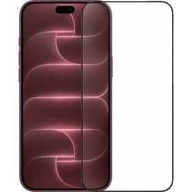 Caseart Apple iPhone 18 Promax ile Uyumlu Tam Kaplayan Temperli Ekran Koruyucu Cam