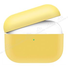 CaseStreet Airpods Pro Sarı Silikon Kılıf