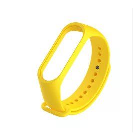 CaseStreet Xiaomi Mi Band 3 Sarı Silikon Kordon