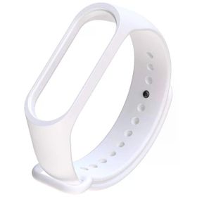 CaseStreet Xiaomi Mi Band 5 Beyaz Silikon Kordon
