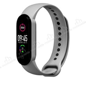 CaseStreet Xiaomi Mi Band 5 Gri Silikon Kordon