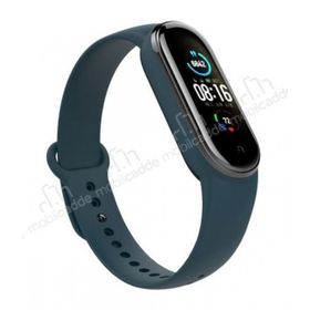 CaseStreet Xiaomi Mi Band 5 Lacivert Silikon Kordon