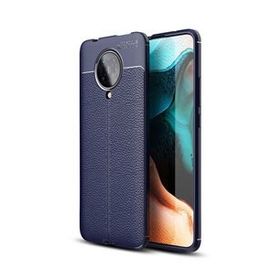 CaseStreet Xiaomi Redmi K30 Niss Deri Görünümlü Kırmızı Silikon Cep Telefonu Kılıf