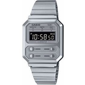 Casio A100WE-7BDF Erkek Kol Saati Gri Dijital