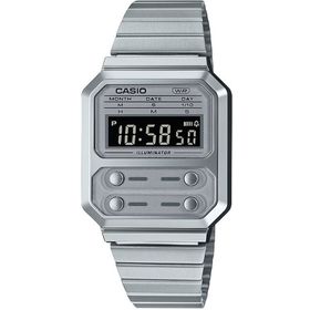 Casio A100WE-7BDF Erkek Kol Saati Gri Dijital