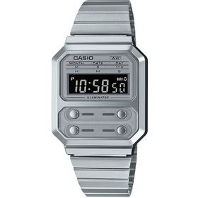 Casio A100WE-7BDF Erkek Kol Saati Gri Dijital