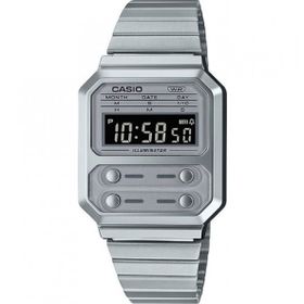 Casio A100WE-7BDF Erkek Kol Saati Gri Dijital