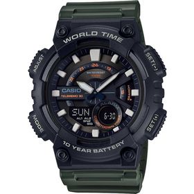 Casio AEQ-110W-3AVDF Yeşil Erkek Kol Saatii