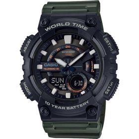 Casio AEQ-110W-3AVDF Yeşil Erkek Kol Saatii