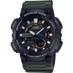 Casio AEQ-110W-3AVDF Yeşil Erkek Kol Saatii