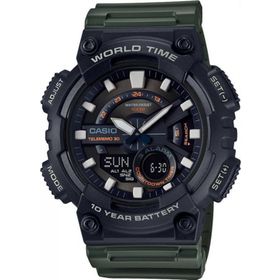 Casio AEQ-110W-3AVDF Yeşil Erkek Kol Saatii
