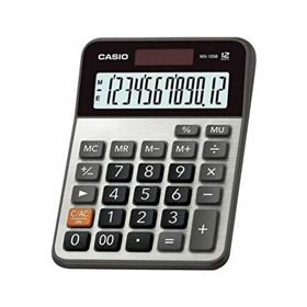 Casio AX-120B Siyah Gri 12 Haneli Hesap Makinesi