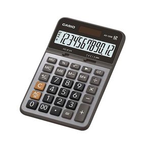 Casio AX-120B Siyah Gri 12 Haneli Hesap Makinesi