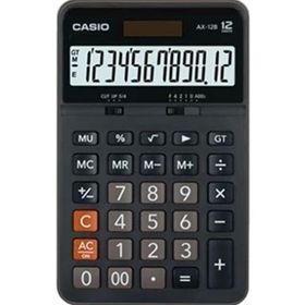 Casio AX-12B 12 Haneli Siyah Masa Tipi Hesap Makinesi
