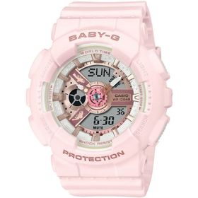 Casio BA-110AQ-4ADR Beyaz Silikon Kadın Kol Saati
