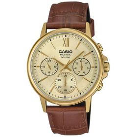 Casio Bms-300gl-5avdf Kahve Deri Erkek Kol Saati