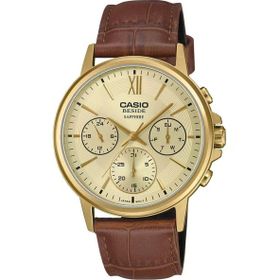 Casio Bms-300gl-5avdf Kahve Deri Erkek Kol Saati