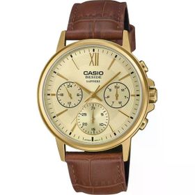 Casio Bms-300gl-5avdf Kahve Deri Erkek Kol Saati
