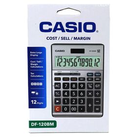 Casio DF-120BM Hesap Makinesi