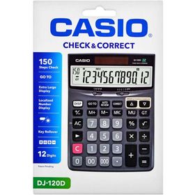 Casio DJ-120D Plus Masaüstü Hesap Makinesi