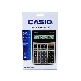 Casio DJ-240D 14 Hane Hesap Makinesi