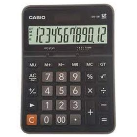 Casio DX-12B-BK 12 Hane Masaüstü Hesap Makinesi