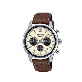 Casio EFR-575l-7AD Edifice Kahverengi Deri Erkek Kol Saati