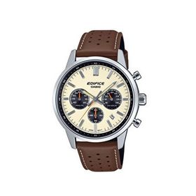 Casio EFR-575l-7AD Edifice Kahverengi Deri Erkek Kol Saati