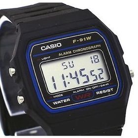 Casio F-91W-1DG Dijital Silikon Kordon Spor Erkek Kol Saati