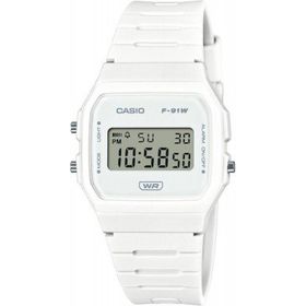 Casio F-91WB-7ADF Beyaz Unisex Kol Saati