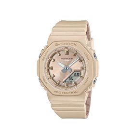 Casio G-Shock GMA-P2100ST-9ADR Krem Silikon Kadın Kol Saati
