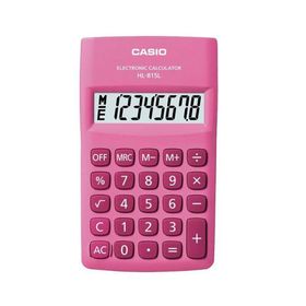 Casio HL 815l PK 8 Hane Pembe Cep Tip Hesap Makinesi