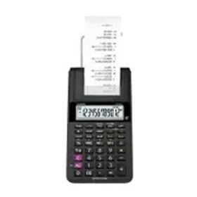 Casio HR-8RC-BK Portable Siyah Şeritli Hesap Makinesi