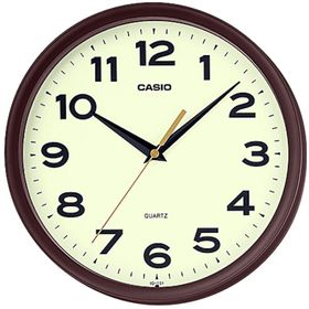 Casio IQ-151-5DF Kahverengi 24 cm Duvar Saati