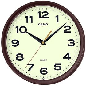 Casio IQ-151-5DF Kahverengi 24 cm Duvar Saati