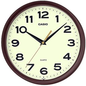 Casio IQ-151-5DF Kahverengi 24 cm Duvar Saati