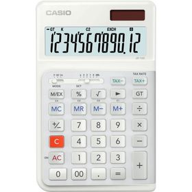 Casio JE-12E-WE 12 Hane Beyaz Hesap Makinesi