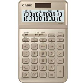 Casio JW-200SC-GD 12 Hane Altın Sarı Masa Üstü Hesap Makinesi