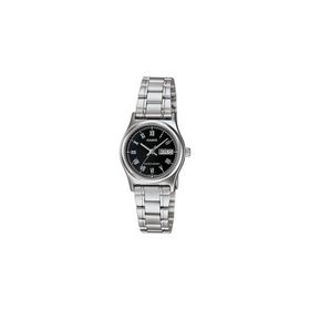 Casio LTP-V006D-1BUDF Quartz Çelik Gri Siyah Kadran Kadın Kol Saati