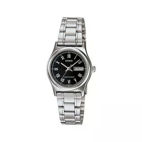 Casio LTP-V006D-1BUDF Quartz Çelik Gri Siyah Kadran Kadın Kol Saati