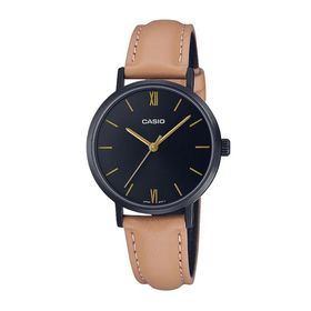 Casio LTP-VT02BL-1AUDF Kadın Saat Kahverengi Kayışlı