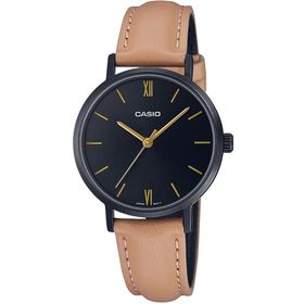 Casio LTP-VT02BL-1AUDF Kadın Saat Kahverengi Kayışlı