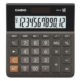 Casio MH-12BK 12 Hane Hesap Makinesi