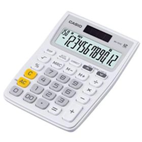 Casio MJ-12VC-WE İşlem Kontrollü 12 Hane Beyaz Masa Üstü Hesap Makinesi