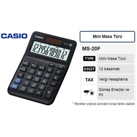 Casio MS-20F 12 Hesap Makinesi