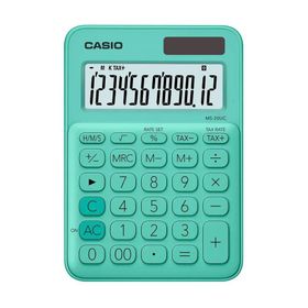 Casio MS-20UC-GN Yeşil 12 Haneli Masaüstü Hesap Makinesi