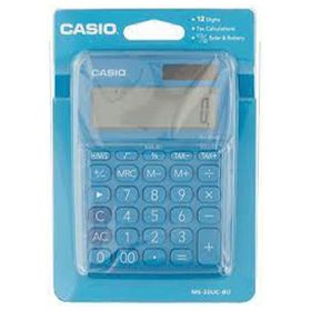 Casio MS-20UC Mavi Hesap Makinesi