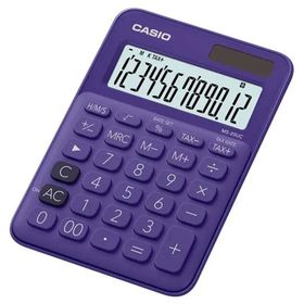 Casio MS-20UC-PL Mor 12 Haneli Masaüstü Hesap Makinesi
