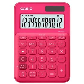 Casio MS-20UC-RD-N-DC Pembe Hesap Makinesi