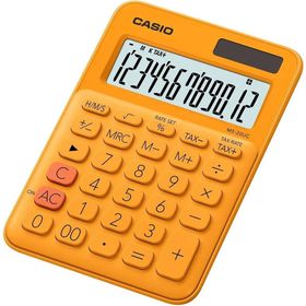 Casio MS-20UC-RG Renkli Masa Tipi 12 Haneli Turuncu Hesap Makinesi